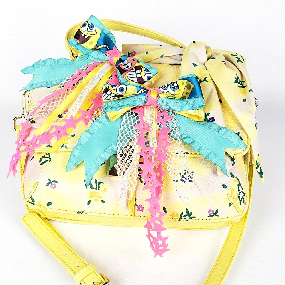 Kawaii Inspired SpongeBob Themed Hair Bows
